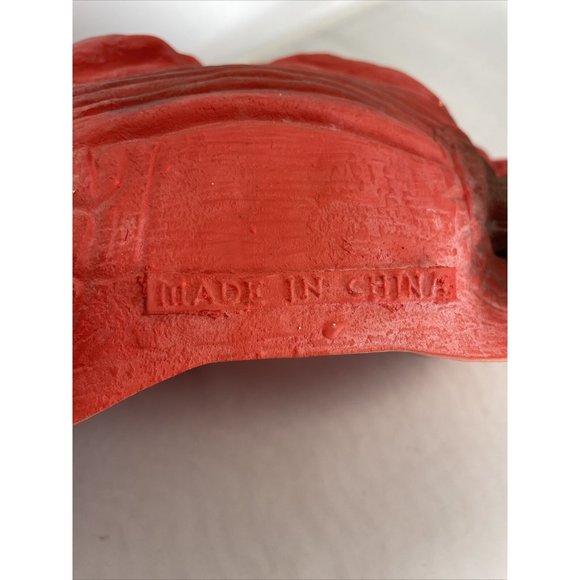 Red Scary Devil Horn Rubber Adult Cosplay Halloween Costume Party Mask - Picture 12 of 12